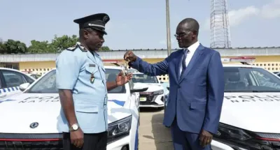cote-divoire-police-recours-lunite-recoit-110-vehicules-pour-son-deploiement