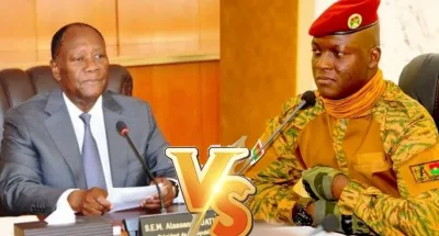 cote-divoire-burkina-faso-linquietante-montee-de-tensions-entre-ibrahim-traore-et-le-president-alassane-ouattara